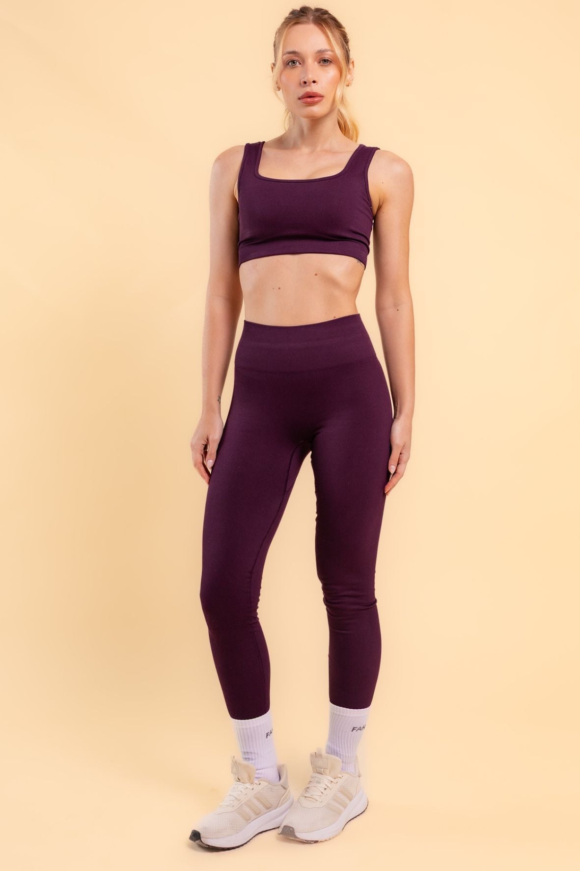 Legging sem costura açaí