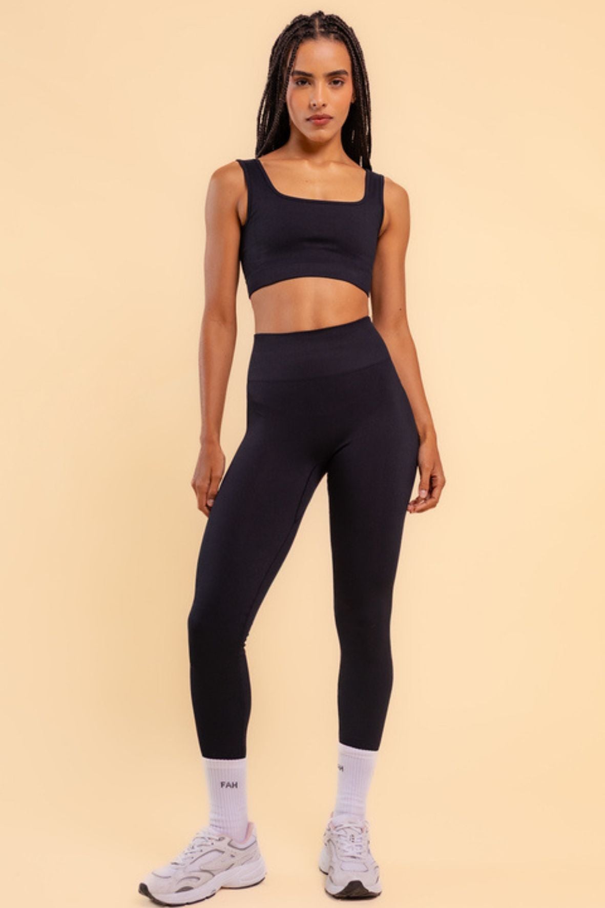 Legging sem costura preto