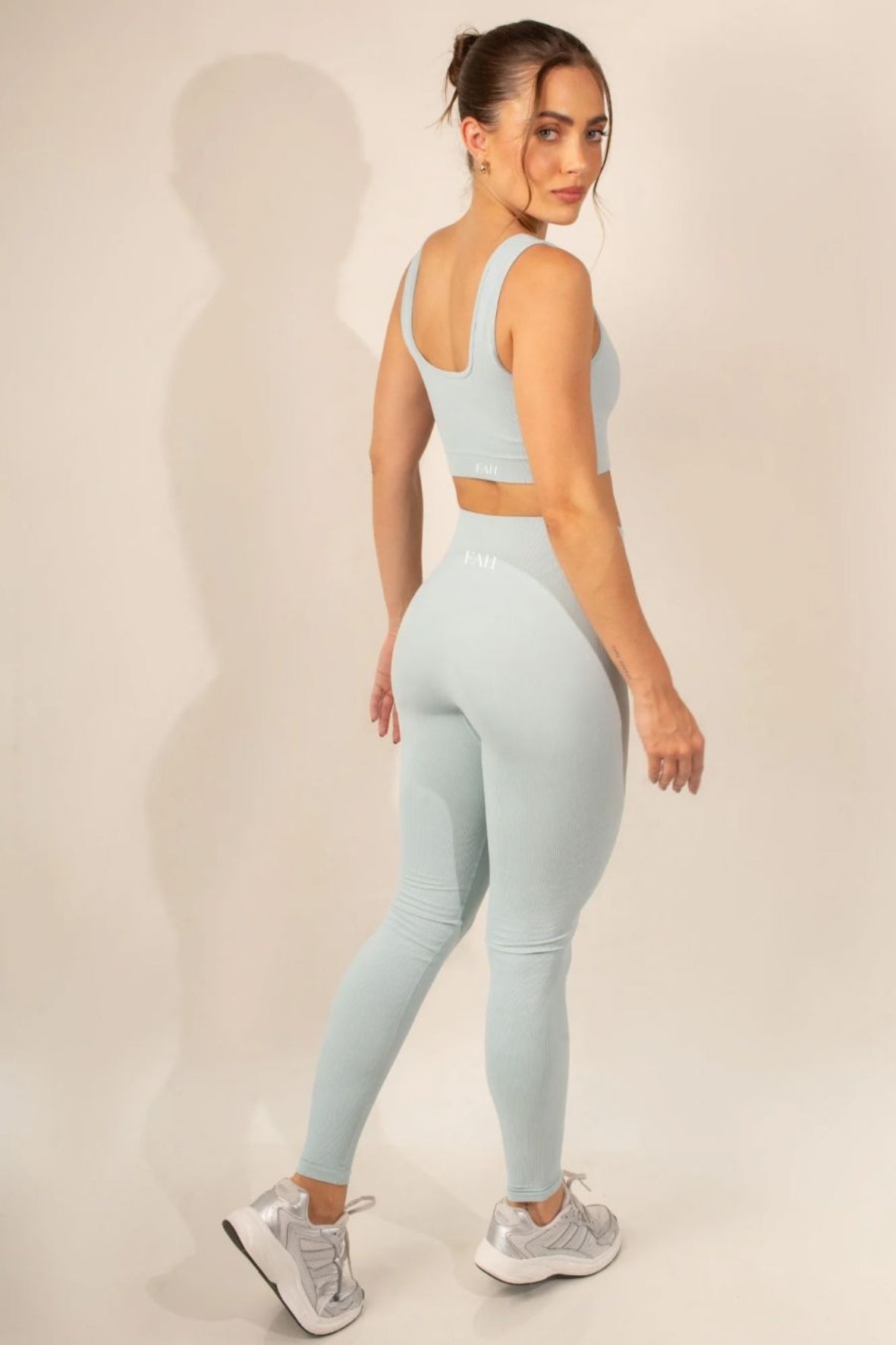 Legging sem costura light blue