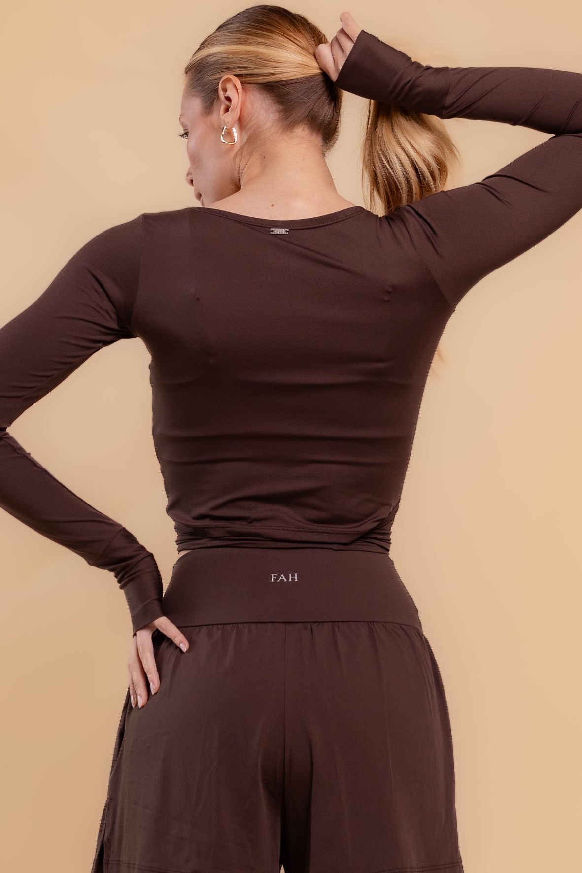 Blusa ballet café