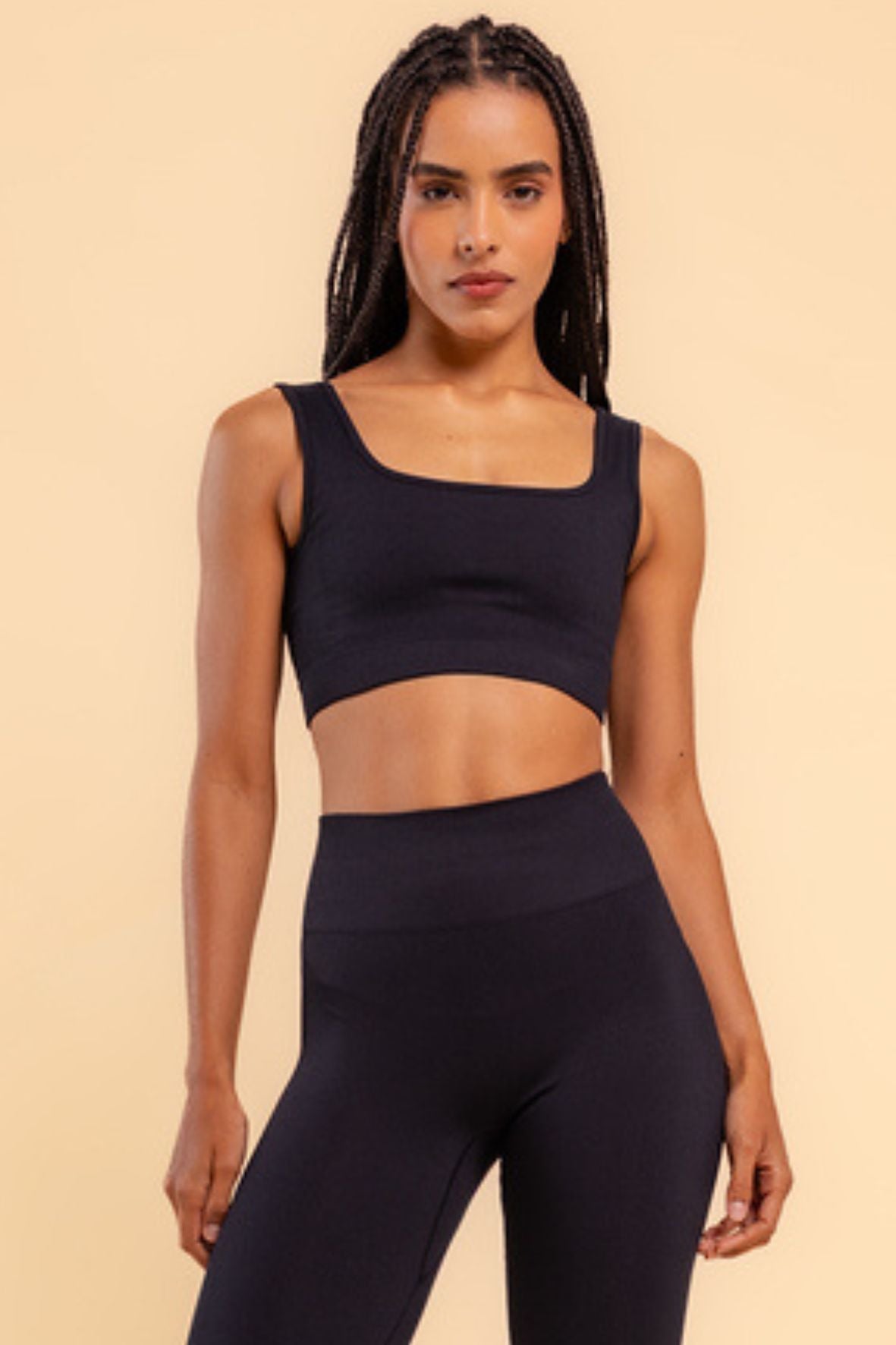 Conjunto Sem costura preto