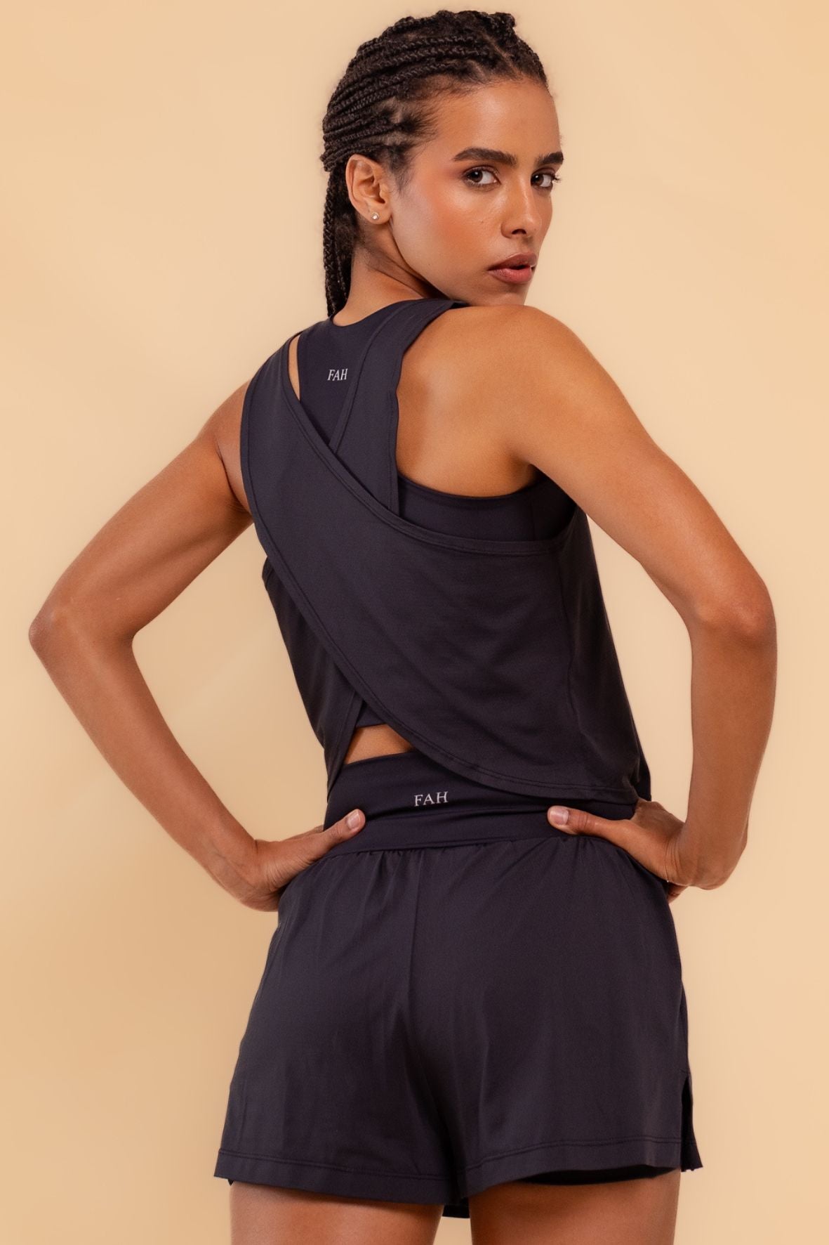 Conjunto corrida preto