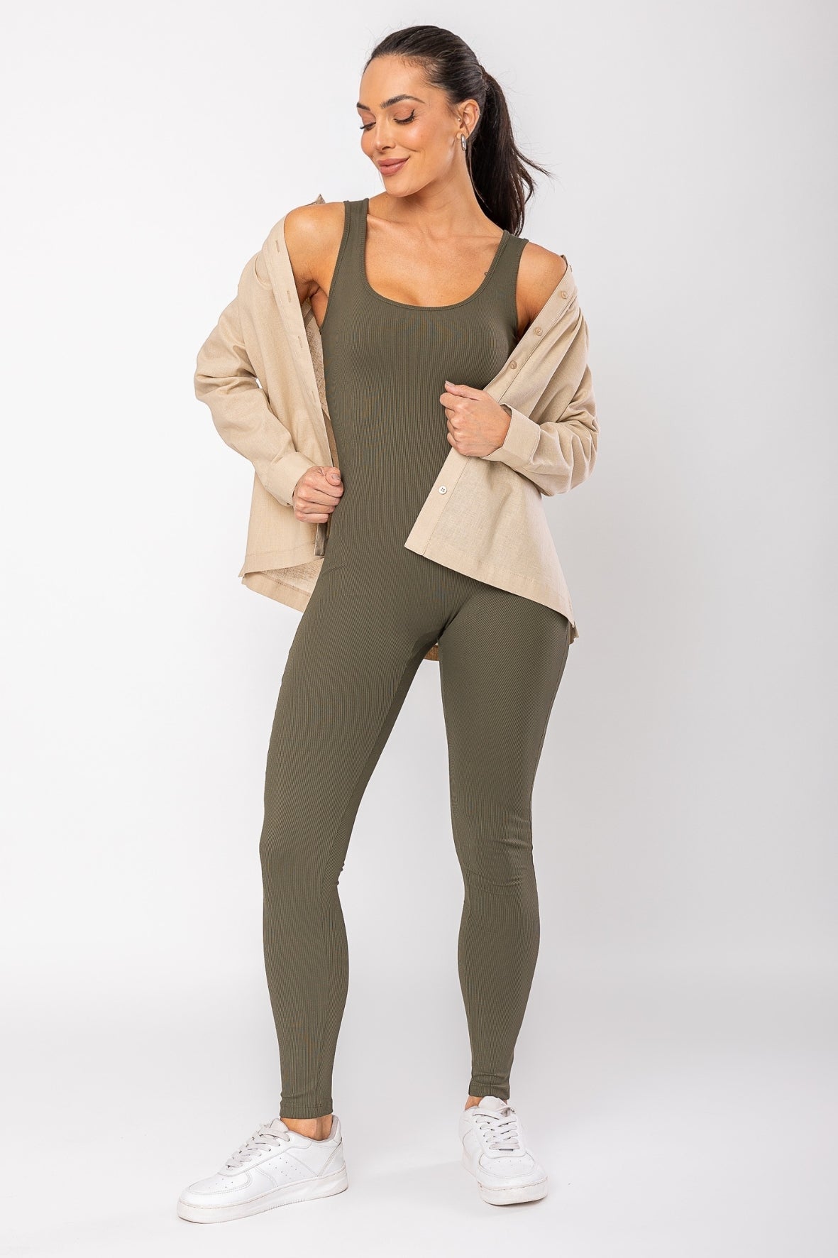 Camisa natural casual