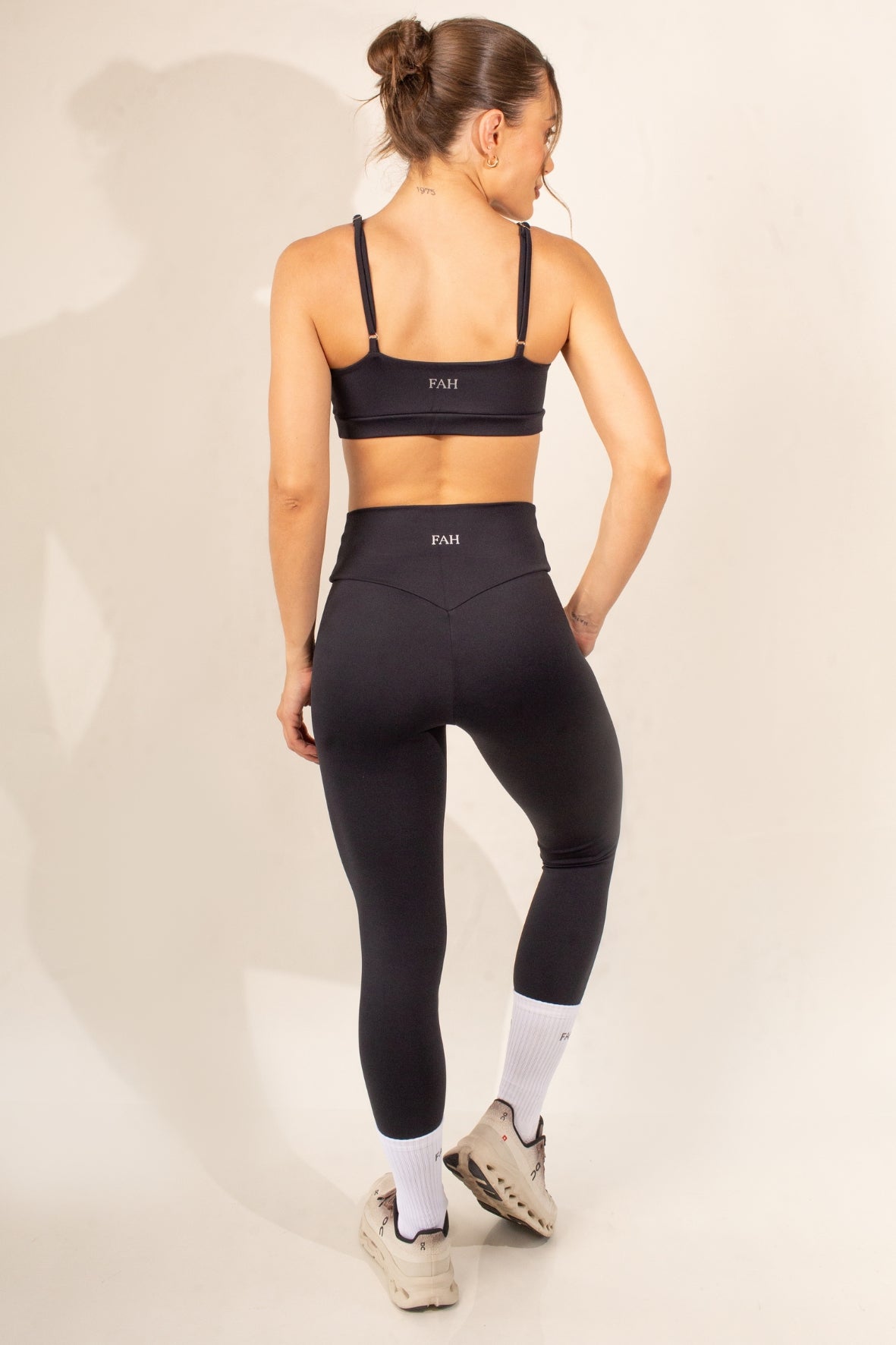 Legging sem costura frontal sculpt preto