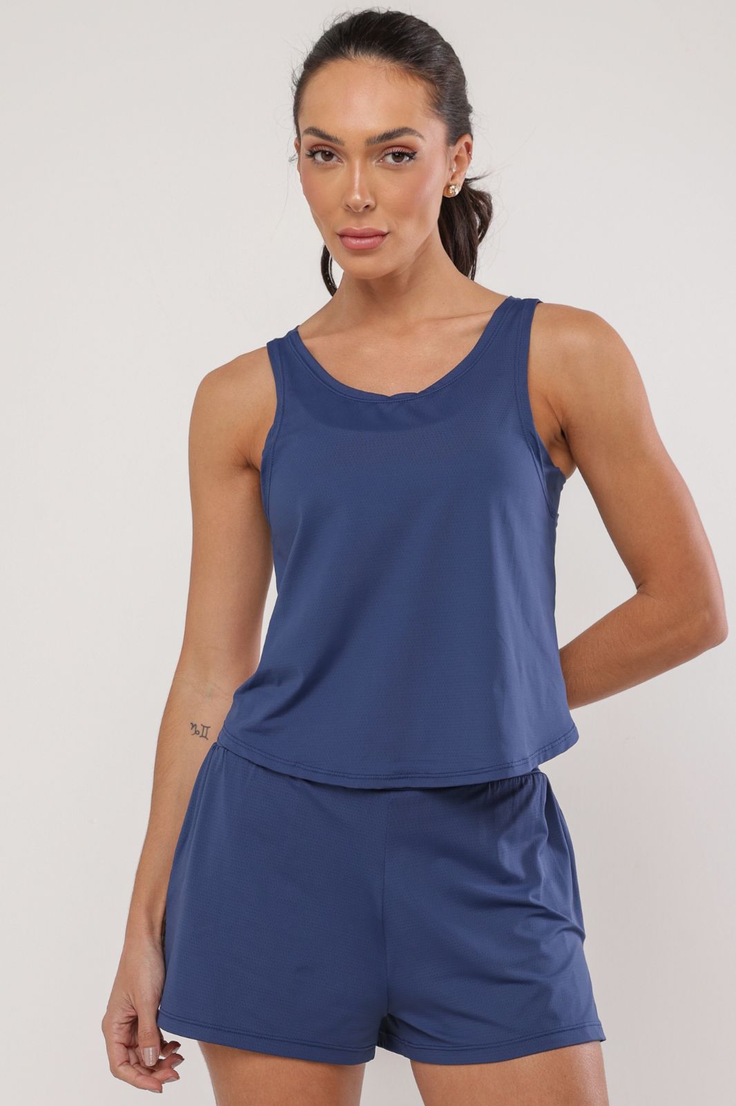 Conjunto corrida azul marinho