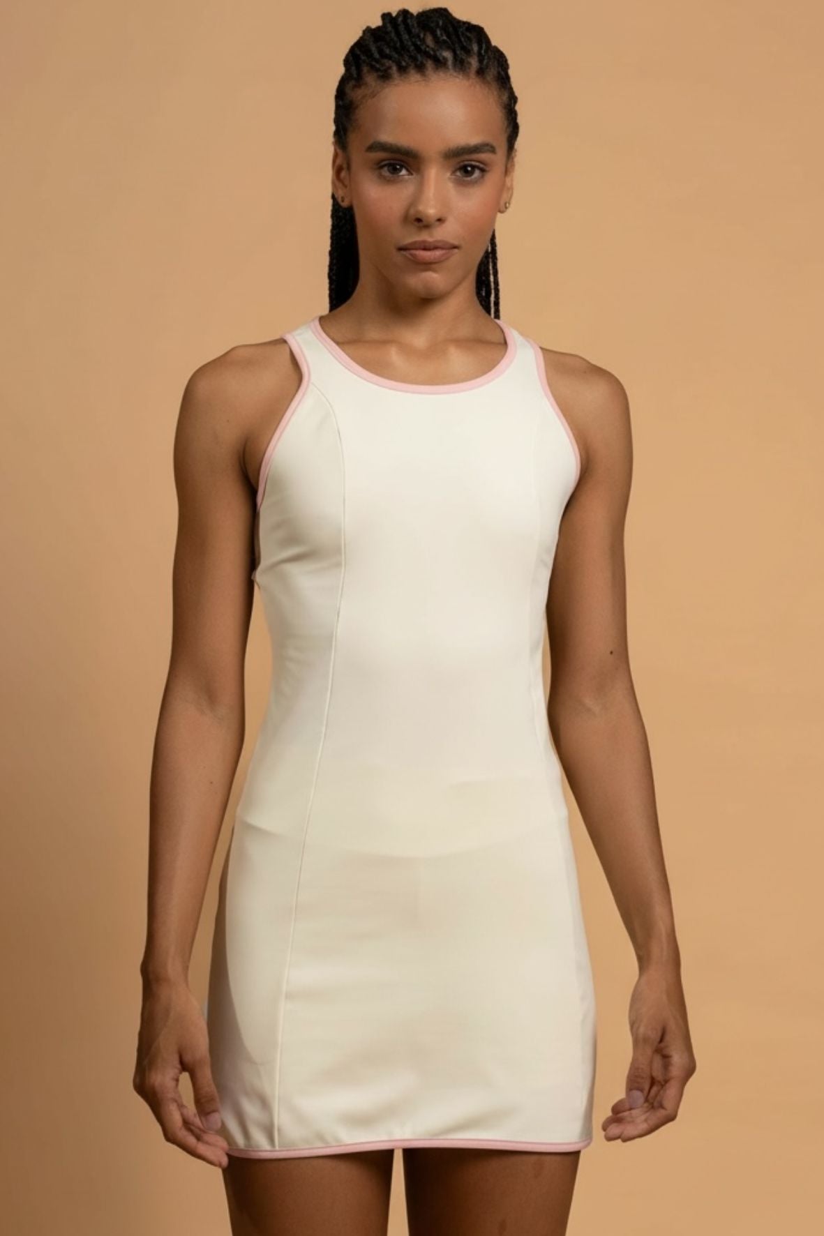 Vestido com shorts natural