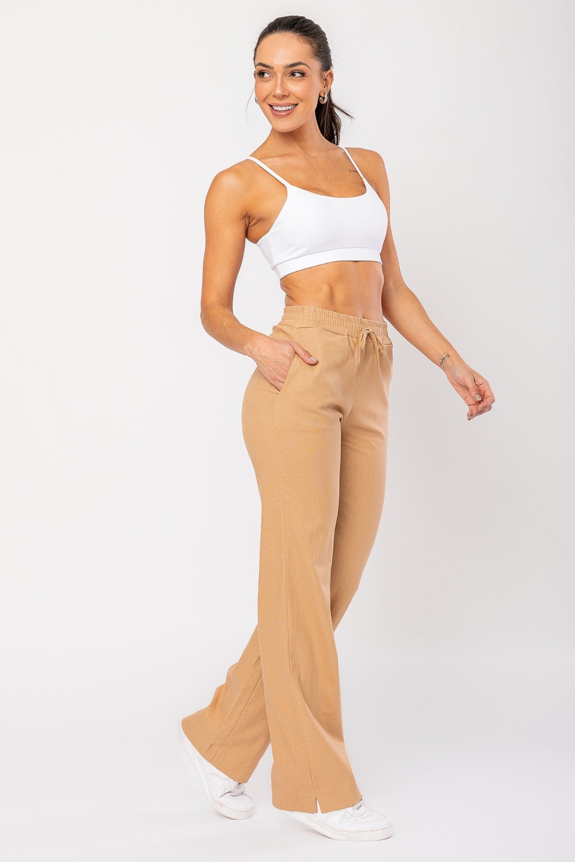 Calça natural casual