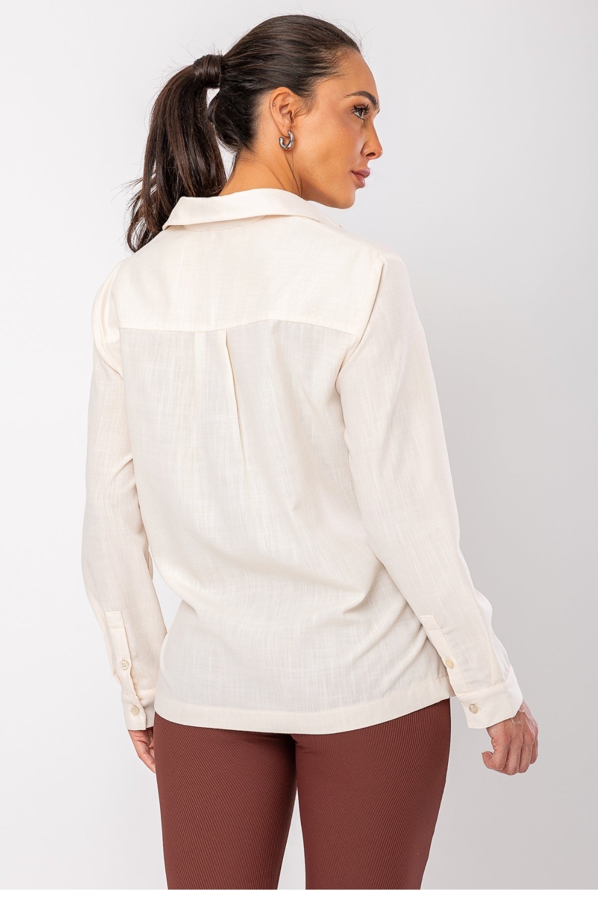 Camisa natural casual