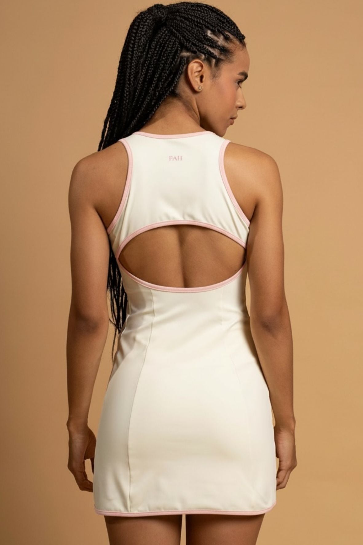 Vestido com shorts natural