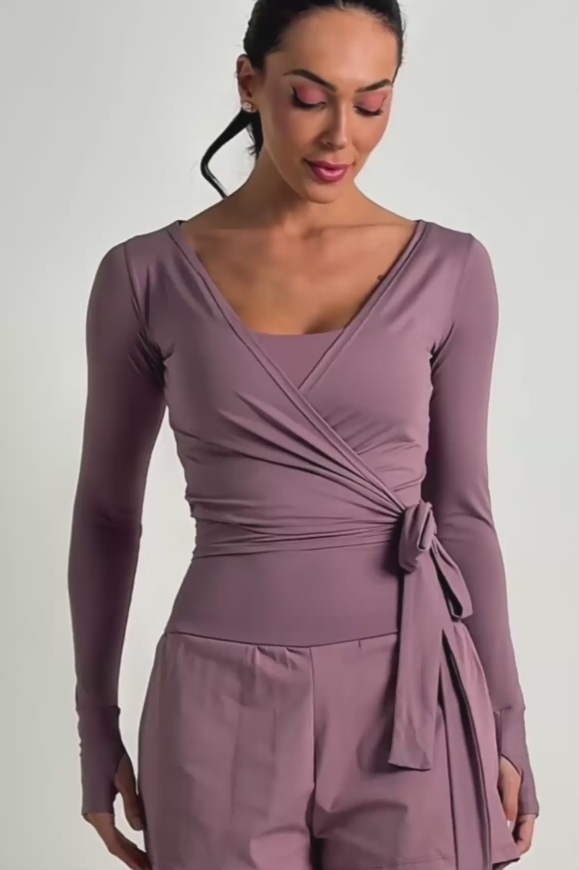 Blusa ballet classic satin