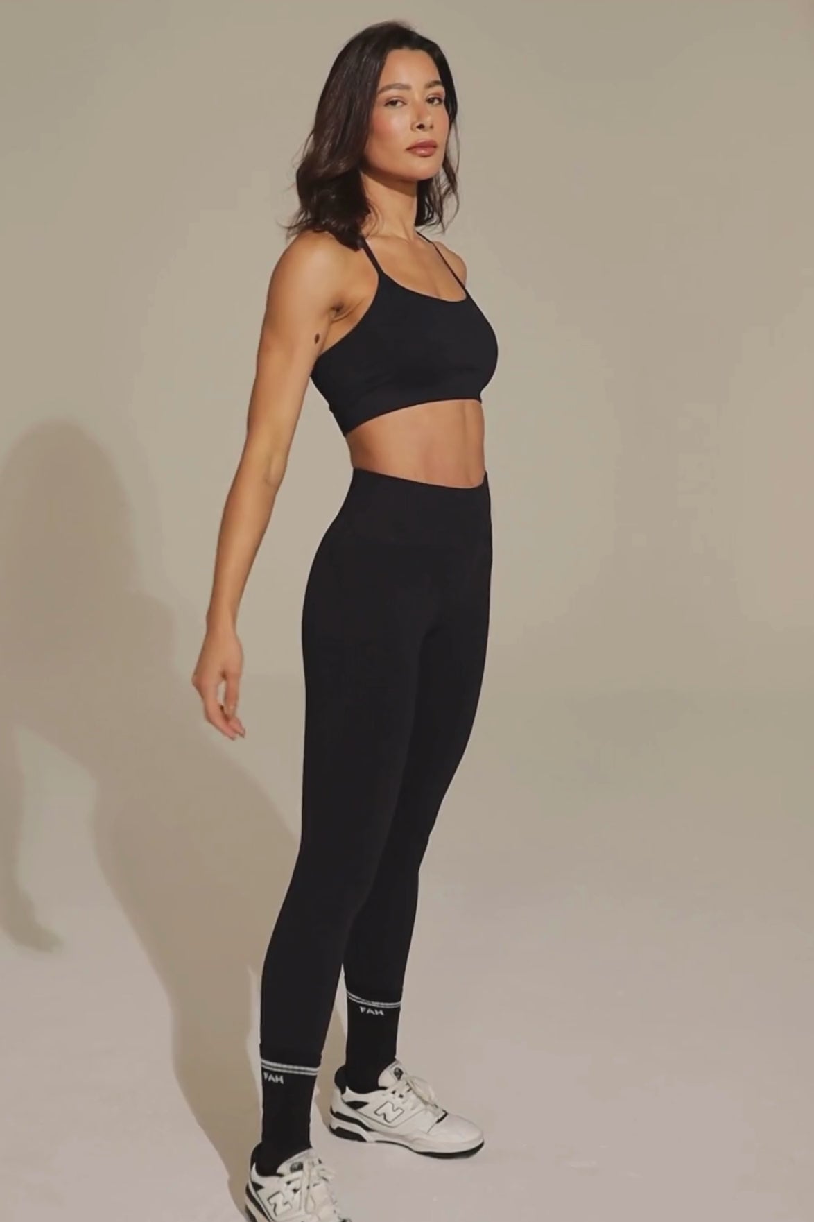 Legging listra frontal sem costura